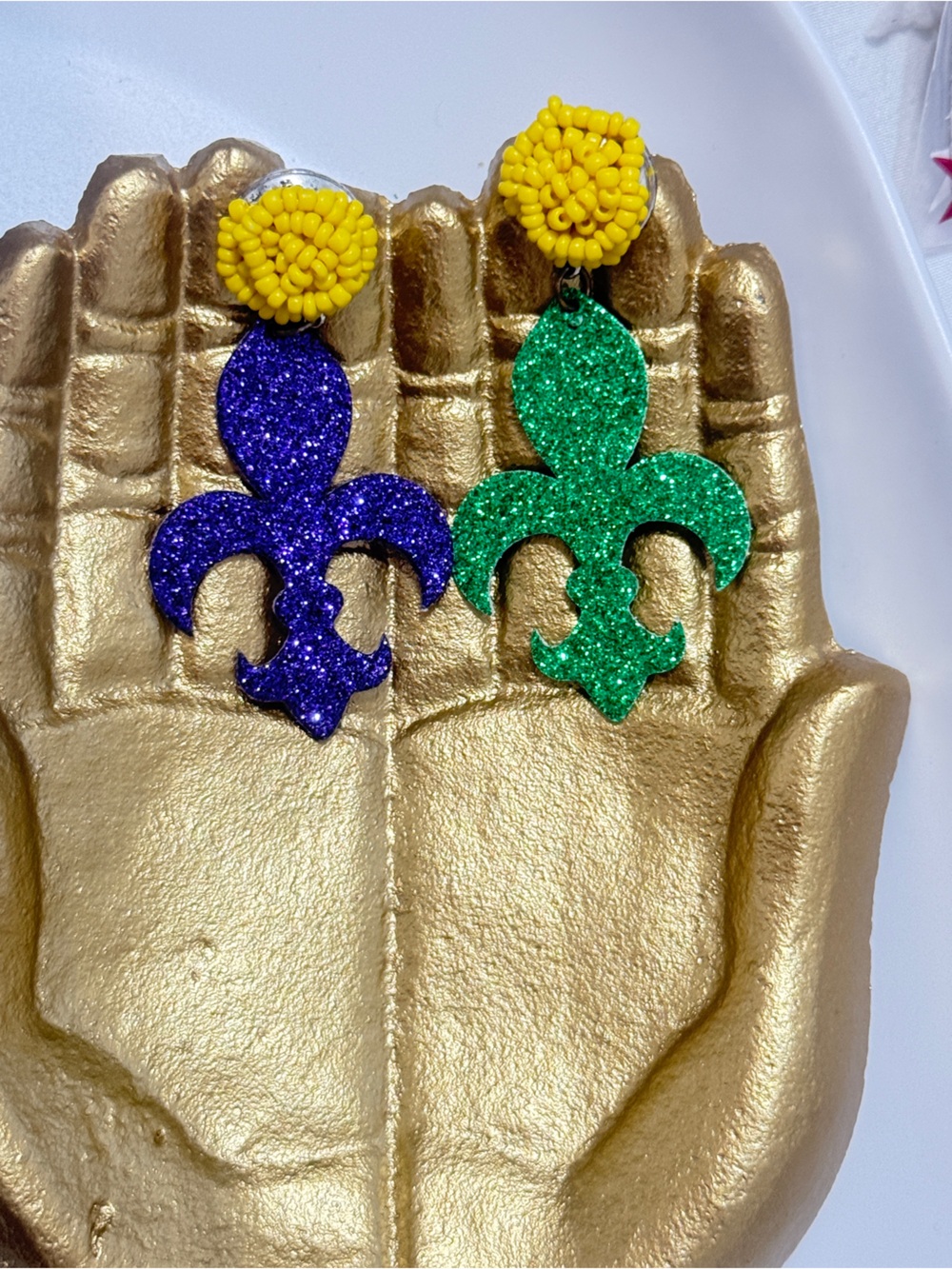 New, Mardi Gras Earrings